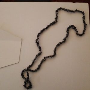 Hematite bead necklace